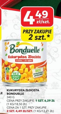Kukurydza złocista Bonduelle promocja w Top Market