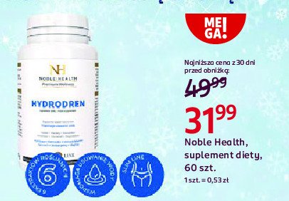 Suplement diety hydrodren Noble health promocja