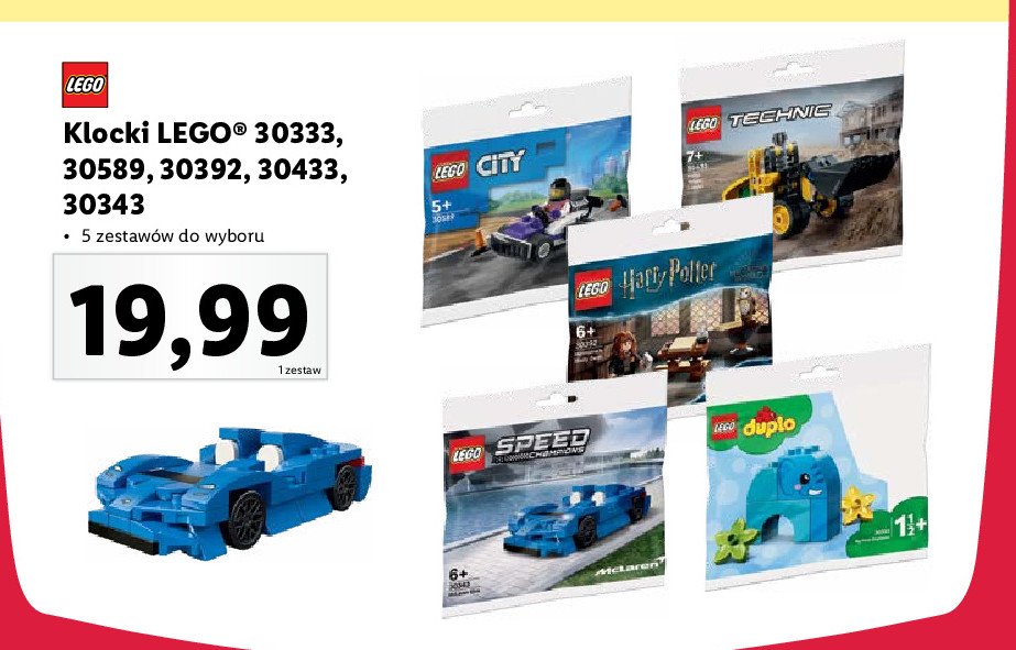 Klocki 30343 Lego speed promocja