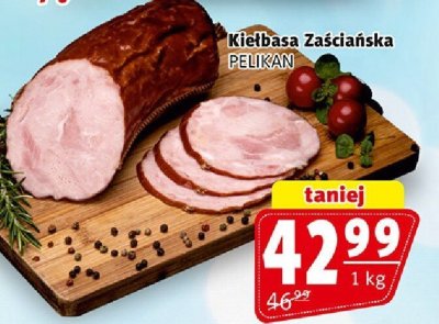 Kiełbasa zaściańska Pelikan promocja w Prim Market