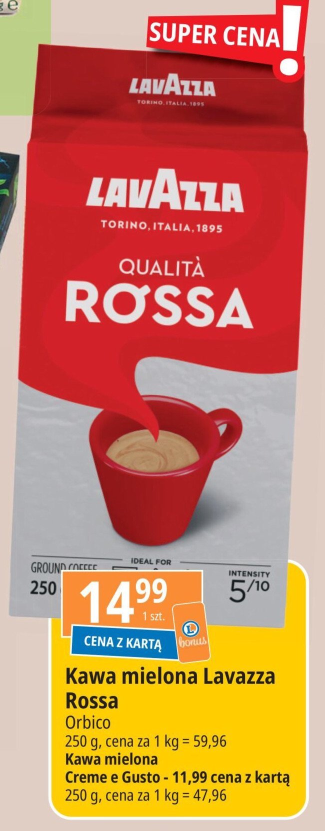 Kawa gusto ricco Lavazza crema & gusto promocja