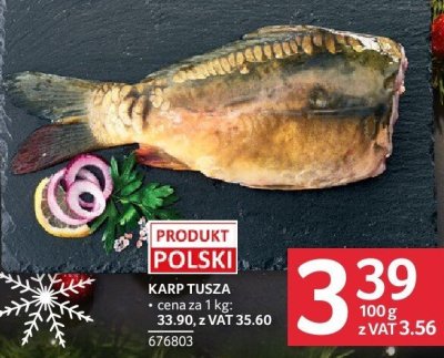 Karp Tusza promocja w Selgros