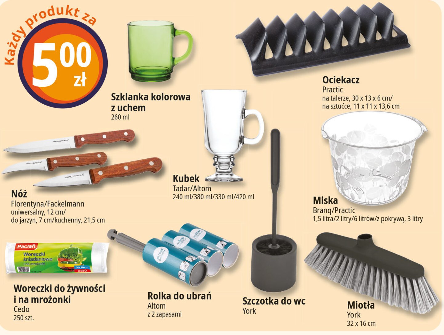 Nóż uniwersalny 12 cm Florentyna promocja