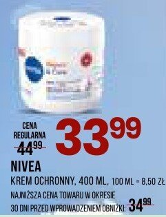 Krem Nivea ochronny, 400 ml promocja w Drogerie Natura
