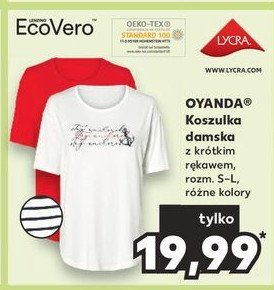 Koszulka damska krótki rękaw s-l Oyanda promocja