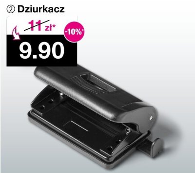 Dziurkacz promocja w Woolworth