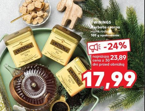 Herbata Twinings earl grey promocja w Kaufland