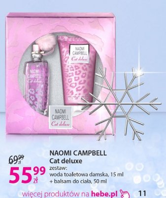 Balsam do ciała + woda toaletowa Naomi campbell cat deluxe promocja