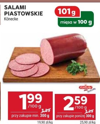 Salami piastowskie promocja w Stokrotka