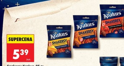 Chipsy Snakersy z serem cheddar promocja w Biedronka