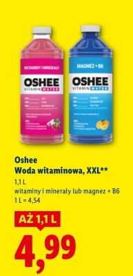 Woda witaminowa Oshee, XXL promocja w Lidl