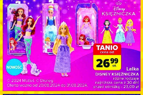 Lalka mała syrenka Mattel promocja