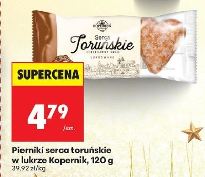Pierniki serca toruńskie w lukrze 120 g promocja w Biedronka