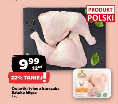 Ćwiartki tylne z kurczaka 1 kg promocja w Netto