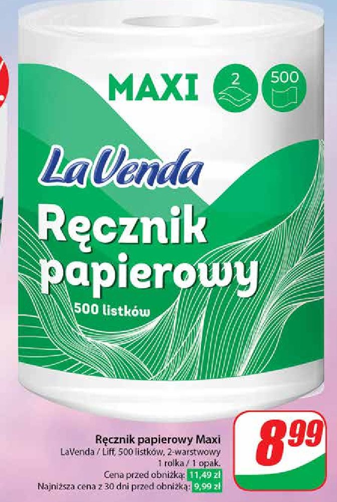 Ręcznik papierowy maxi Lavenda promocja