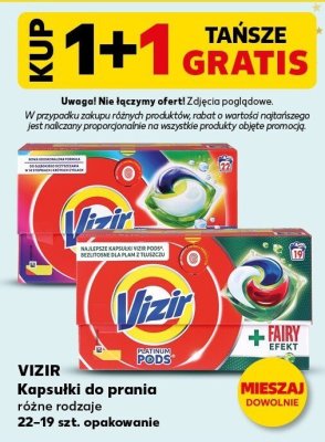 Kapsułki do prania 1+1 gratis promocja w Kaufland