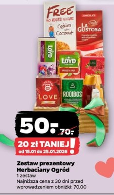 Zestaw prezentowy Herbaciarny Ogród promocja w Netto