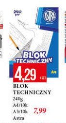 Blok techniczny a4/10k Astra promocja