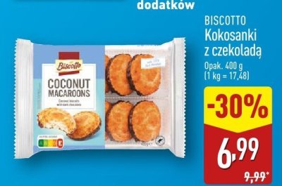 Ciastka kokosanki z czekoladą  promocja w Aldi