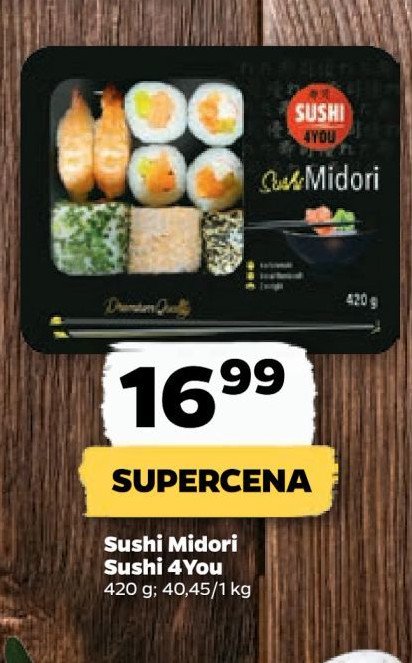Sushi midori Sushi 4you promocja