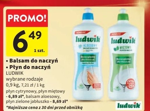 Płyn do mycia naczyń hipoalergiczny Ludwik promocja