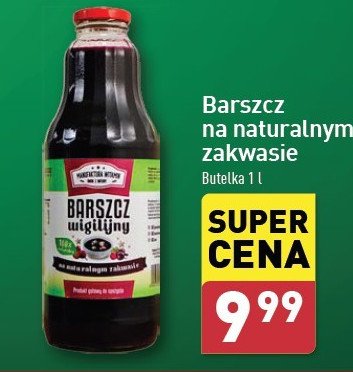 Barszcz wigilijny promocja w Aldi