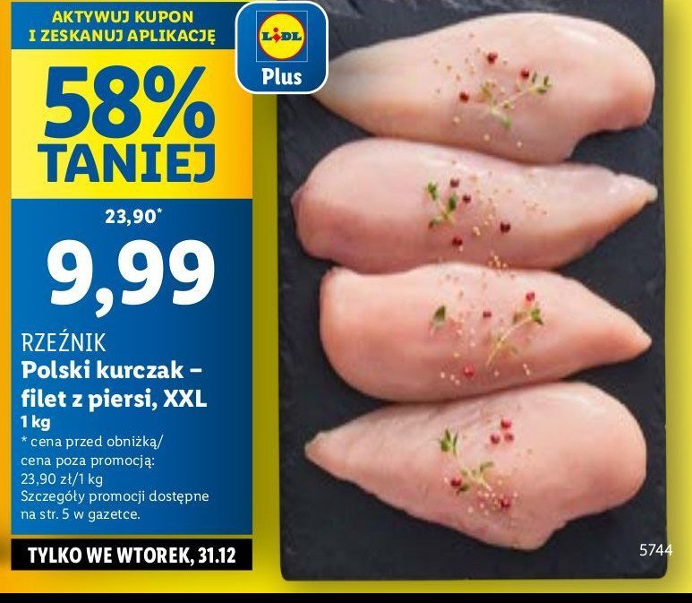 Filet z piersi kurczaka xxl Rzeźnik codzienna dostawa promocja