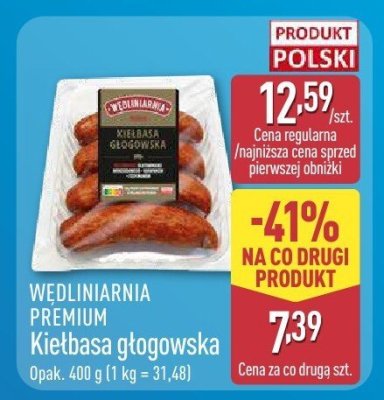 Kiełbasa głogowska  promocja w Aldi