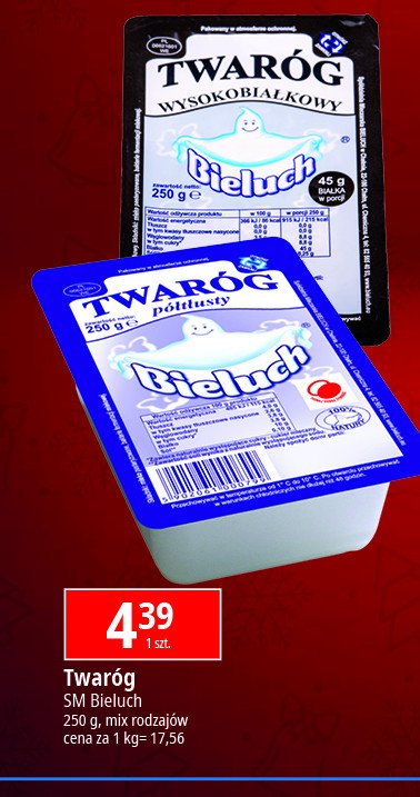 Twaróg półtłusty Bieluch promocja