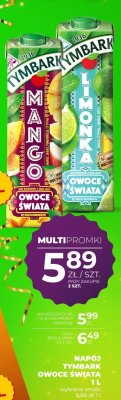 Napój Tymbark Owoce Świata wybrane smaki 1L promocja w Duży Ben