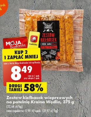 Zestaw kiełbasek Czas na grill promocja