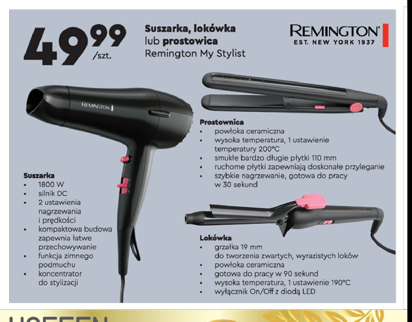 Suszarka d2121 Remington promocja