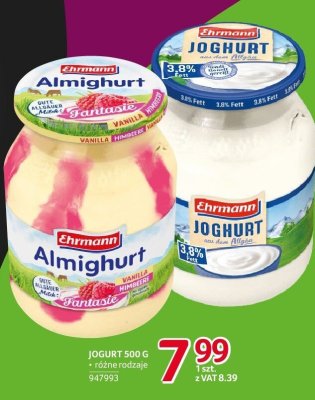 Jogurt Ehrmann promocja w Selgros