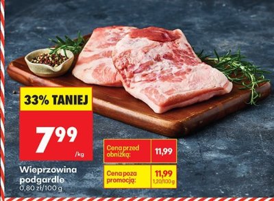Wieprzowina podgardle promocja w Biedronka