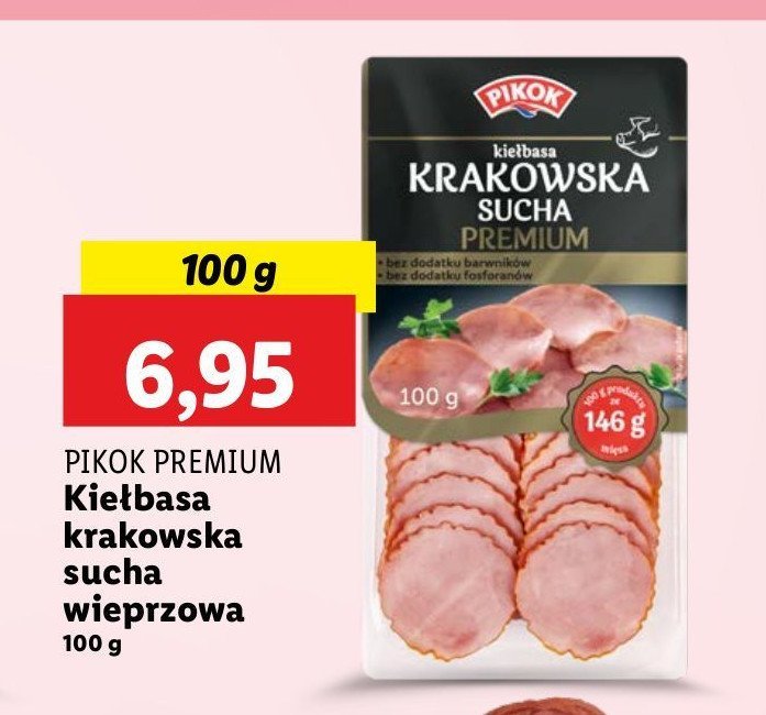 Kiełbasa krakowska sucha Pikok promocja