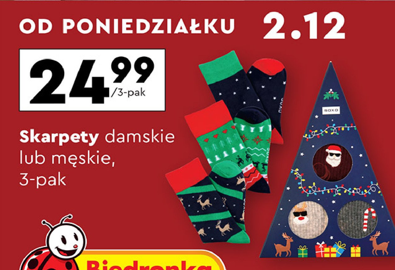 Skarpety damskie promocja w Biedronka