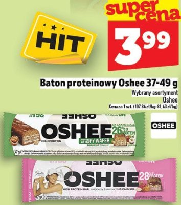 Baton proteinowy Oshee 37-49g promocja w TOPAZ