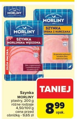 Szynka Morliny promocja w Carrefour
