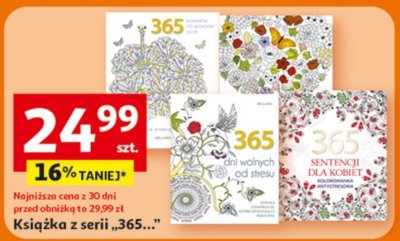 Książka z serii "365..." promocja w Auchan