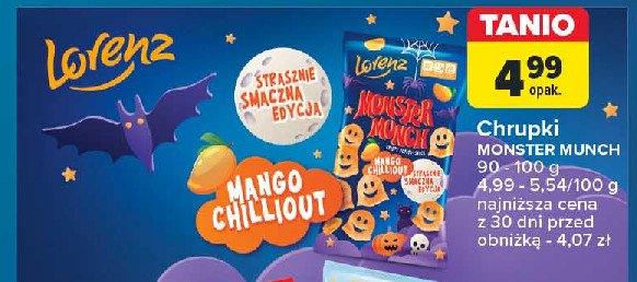 Chrupki mango chilliout Lorenz monster munch promocja