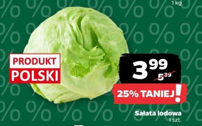 Sałata lodowa promocja w Netto