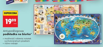 Antypoślizgowa podkładka na biurko różne rodzaje promocja w Biedronka