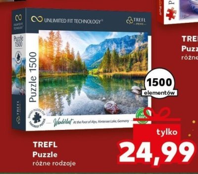 Puzzle TREFL różne rodzaje 1500 elementów promocja w Kaufland