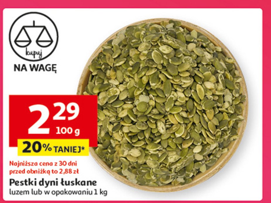 Pestki dyni 艂uskane promocja