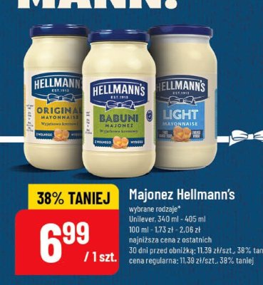 Majonez Hellmann's wybrane rodzaje promocja w POLOmarket