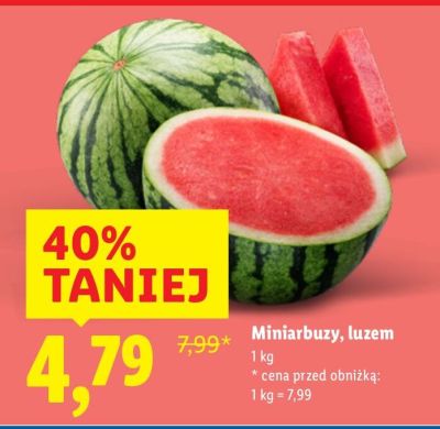Miniarbuzy, luzem Lidl promocja