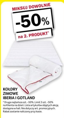 Kołdry zimowe Iberia i Gotland Selgros promocja w Selgros