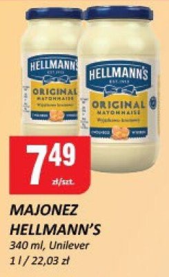 Majonez Hellmann's Original promocja w Chorten