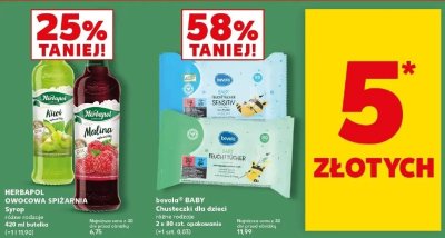 Chusteczki nawil偶aj膮ce dla dzieci mild Bevola baby promocja
