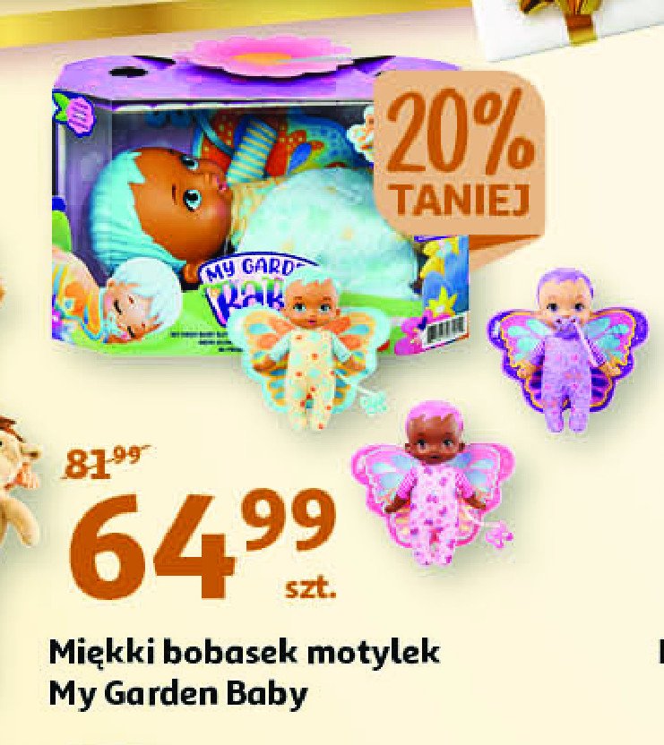 Lalka bobasek-motylek głodomorek my garden baby Mattel promocja